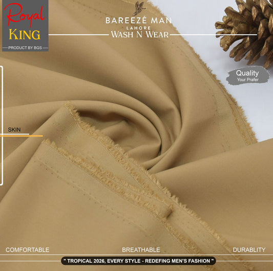 BAREEZE' MAN - Premium Rayon Wash'n Wear (Summer Collection) - SKIN